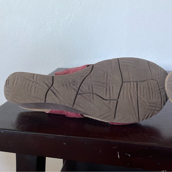 Miz Mooz  Women's Wedge Heel Sandal - Red  Size 9-9.5 EU 40 - Picture 9 of 11